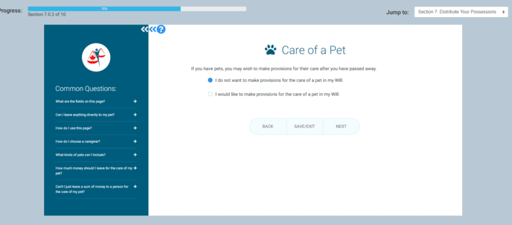 Legal Wills Pet