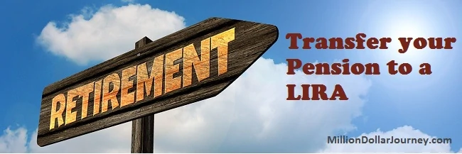how to transfer work pension to lira